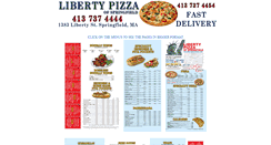 Desktop Screenshot of libertypizzaonline.com